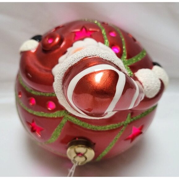 Ceramic Santa Luminary with Flameless Candle RL05290V Tested Works - Picture 8 of 12